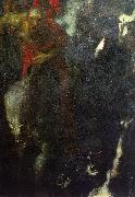 Franz von Stuck The Wild Hunt oil painting